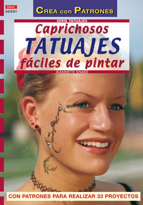  Serie tatuajes nº 1. caprichosos tatuajes faciles de pintar 
