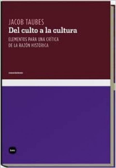  CULTO A LA CULTURA, DEL 