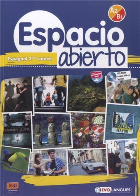  Espacio abierto A2/B1 Livre l'eleve +cd 