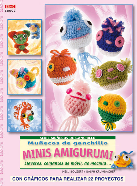  Muñecos de ganchillo minis amigurumis 