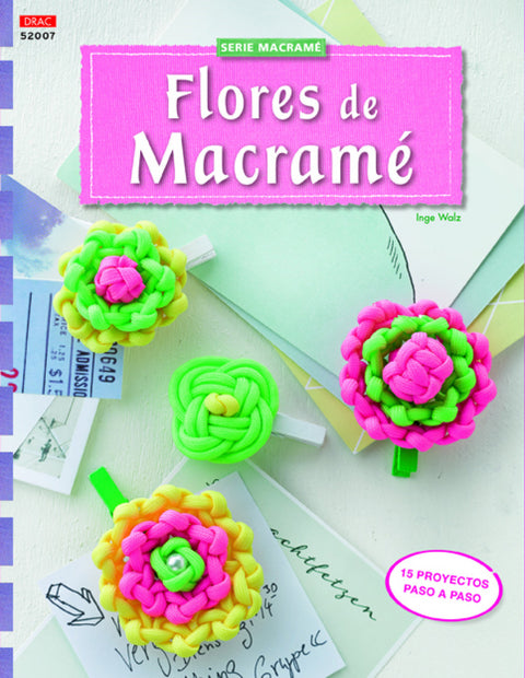  Flores de macramé 