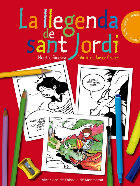  La llegenda de Sant Jordi. Quadern per pintar 