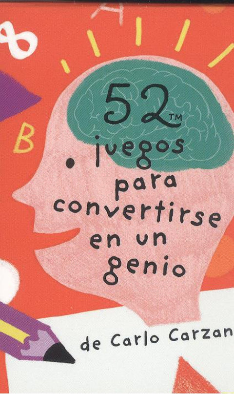  Baraja 52 juegos para convertirse en un genio 