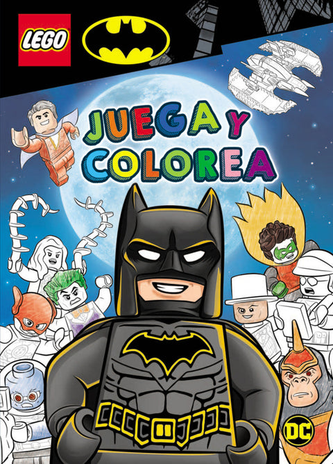  BATMAN LEGO. JUEGA Y COLOREA 