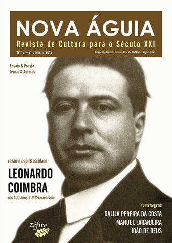  NOVA ÁGUIA Nº 10 - 2º SEM. 2012 - LEONARDO COIMBRA 