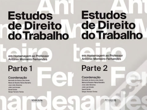  2 volumenes estudios de direito do trabalho 