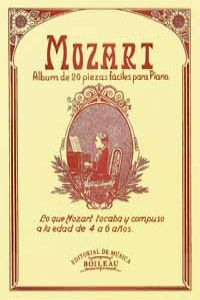  Mozart:álbum 20 piezas fáciles piano 