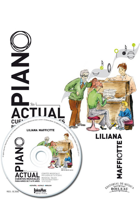  Piano actual cuentos musicales niños 7-99 años 