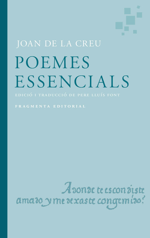  Poemes es essencials de Joan de la Creu 