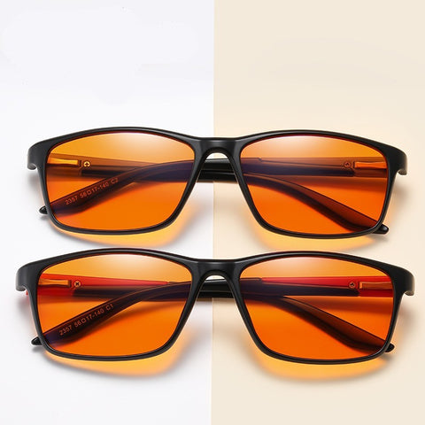 Anti Blue Light Mirror Retro Square Frame Myopia Glasses Can Match