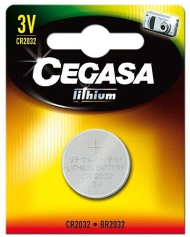  BLISTER PILA CEGASA LITIO BOTON CR2032 3V BT 