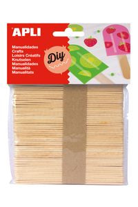  BOLSA 50 PALOS POLO NATURAL 114X10MM 