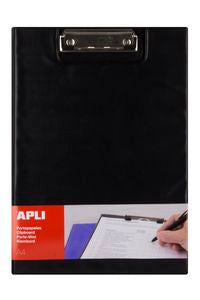  CARPETA A4 CON PINZA SUPERIOR POLIPROPILENO NEGRO 