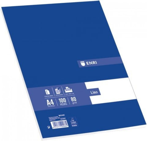  PAQUETE A4 100H 80G LISO ENRI 