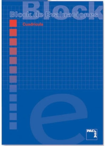  Bloc de examen a4 50h.60 g cuadricula 4x4 pacsa 