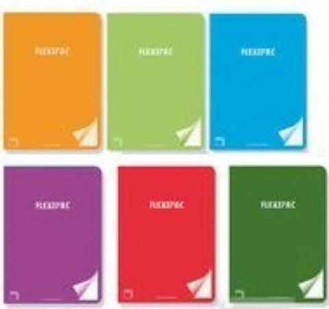  PAQ/6 LIBRETA A4 48H 90G PAUTA 3.5 C/M FLEXIPAC T.PLASTICO 