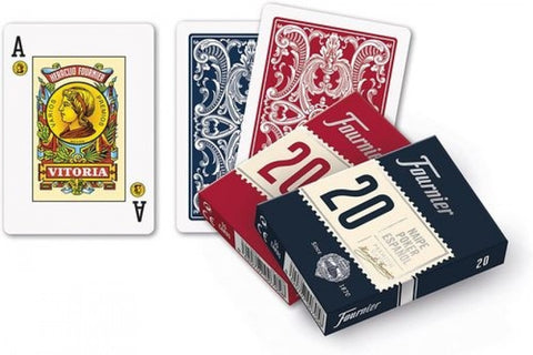 Baraja Poker español nº20 estuche carton 55 cartas