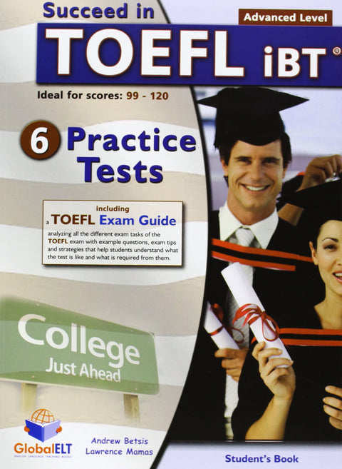  Toefl self study succed in.. without key 6 practice tests 