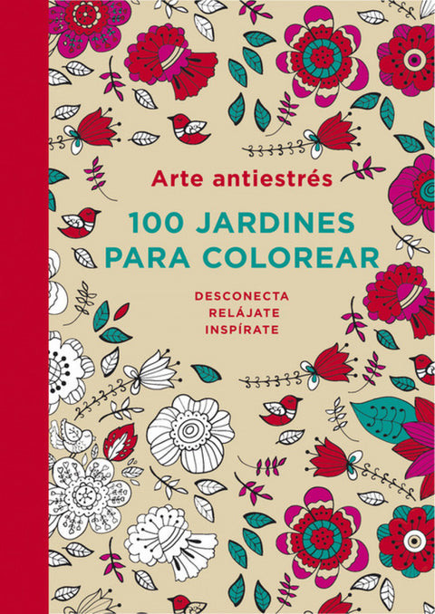  100 jardines para colorear 