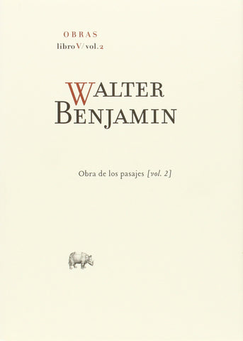  Walter Benjamin Obras Libro V Volumen 2 