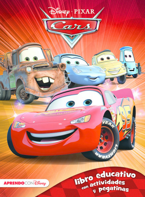  CARS. LIBRO EDUCATIVO CON ACTIVIDADES Y 