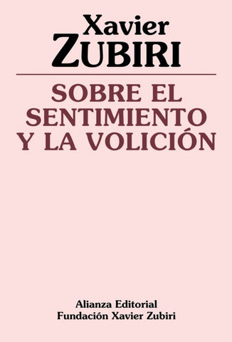  Sobre el sentimiento y la volicion 