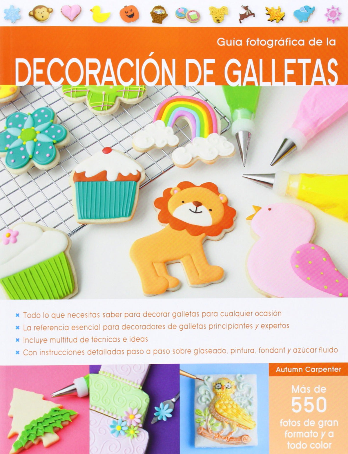  Guía fotográfica de decoración de galletas 