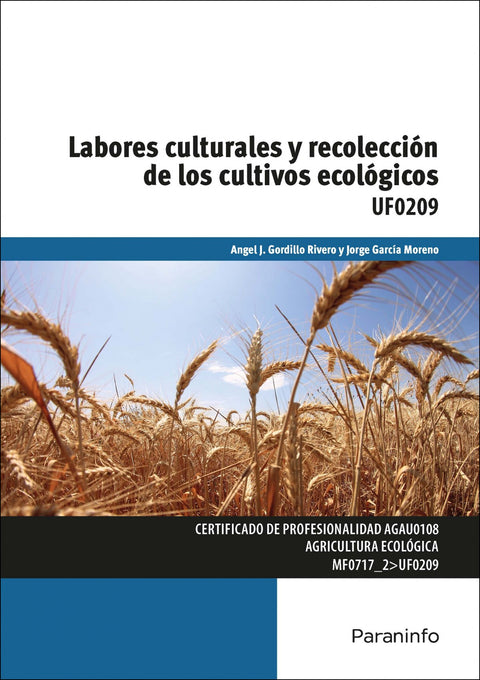  Labores culturales y recolección cultivos ecológicos 