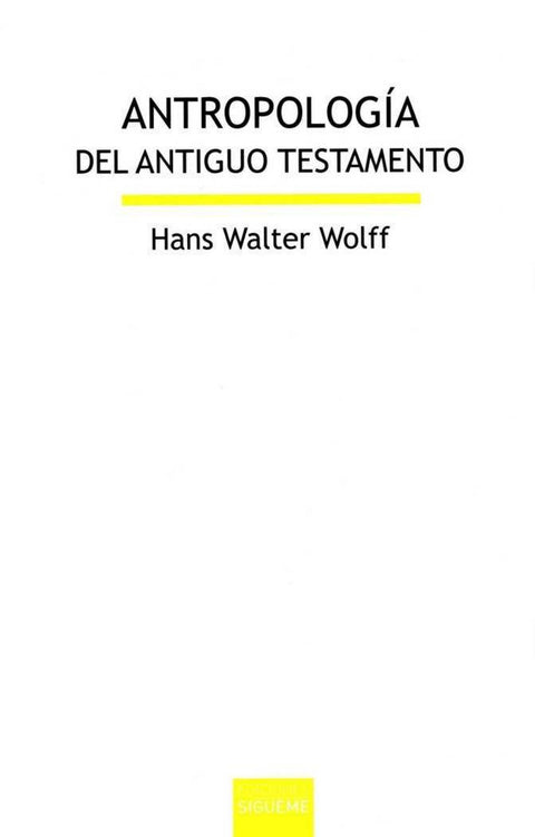  Antropología del antiguo testamento 
