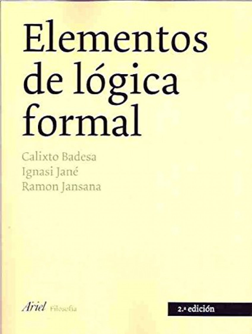  Elementos de lógica formal 