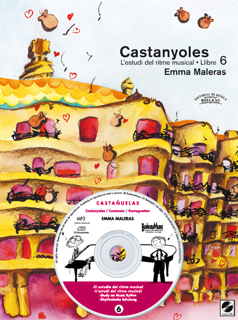  CASTANYOLES 6- L'estudi del ritme musical (+CD) 