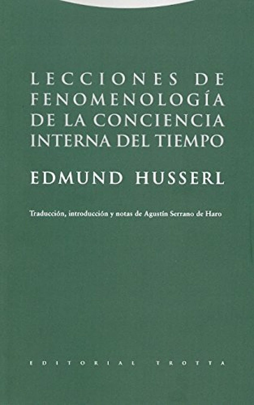  Lecciones fenomenologia conciencia interna del tiempo 