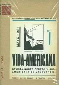  Vida americana, revista norte y revista norte centro y sudamericana de vanguardi 