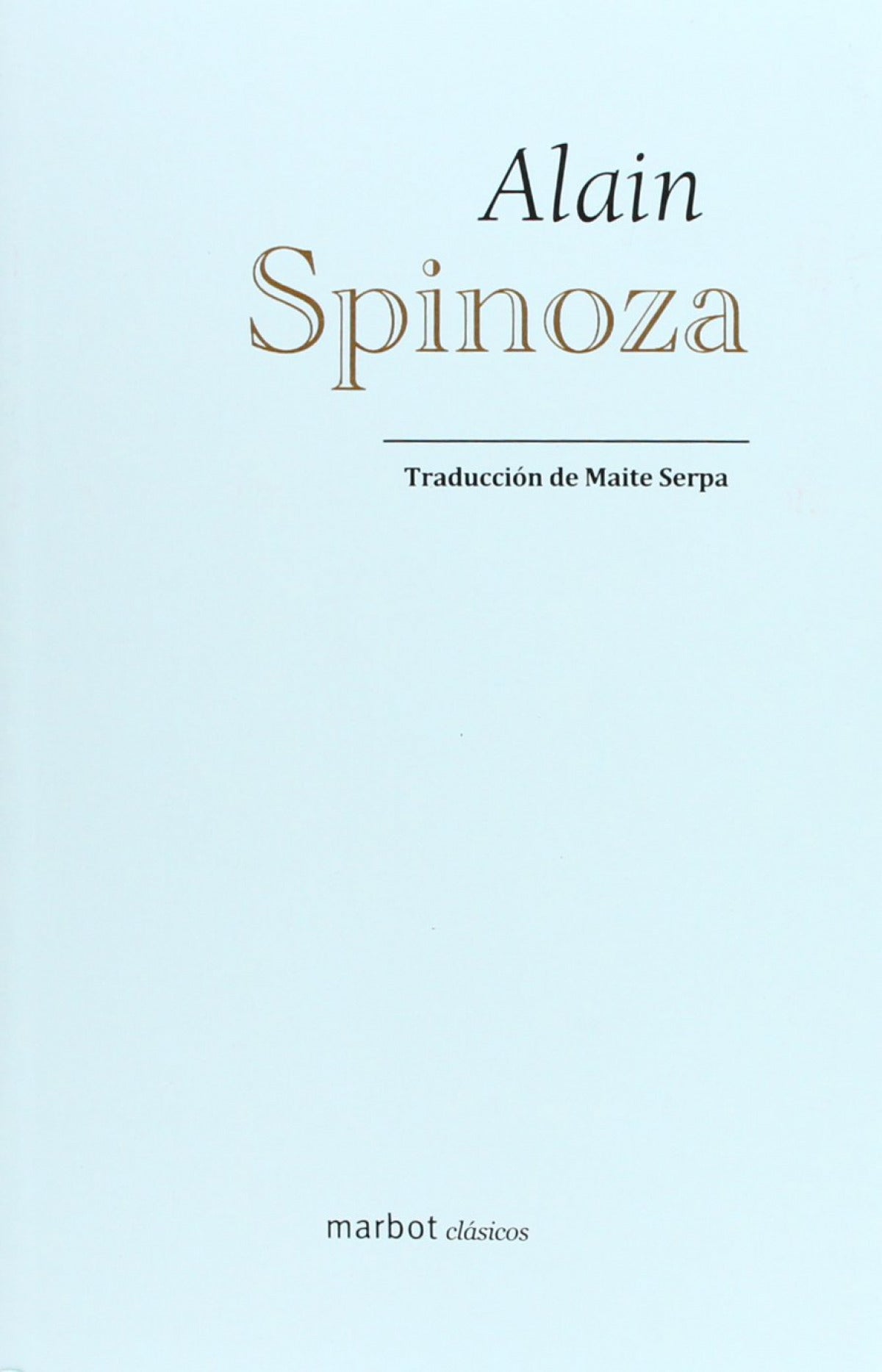  Spinoza. (2ª edición) 