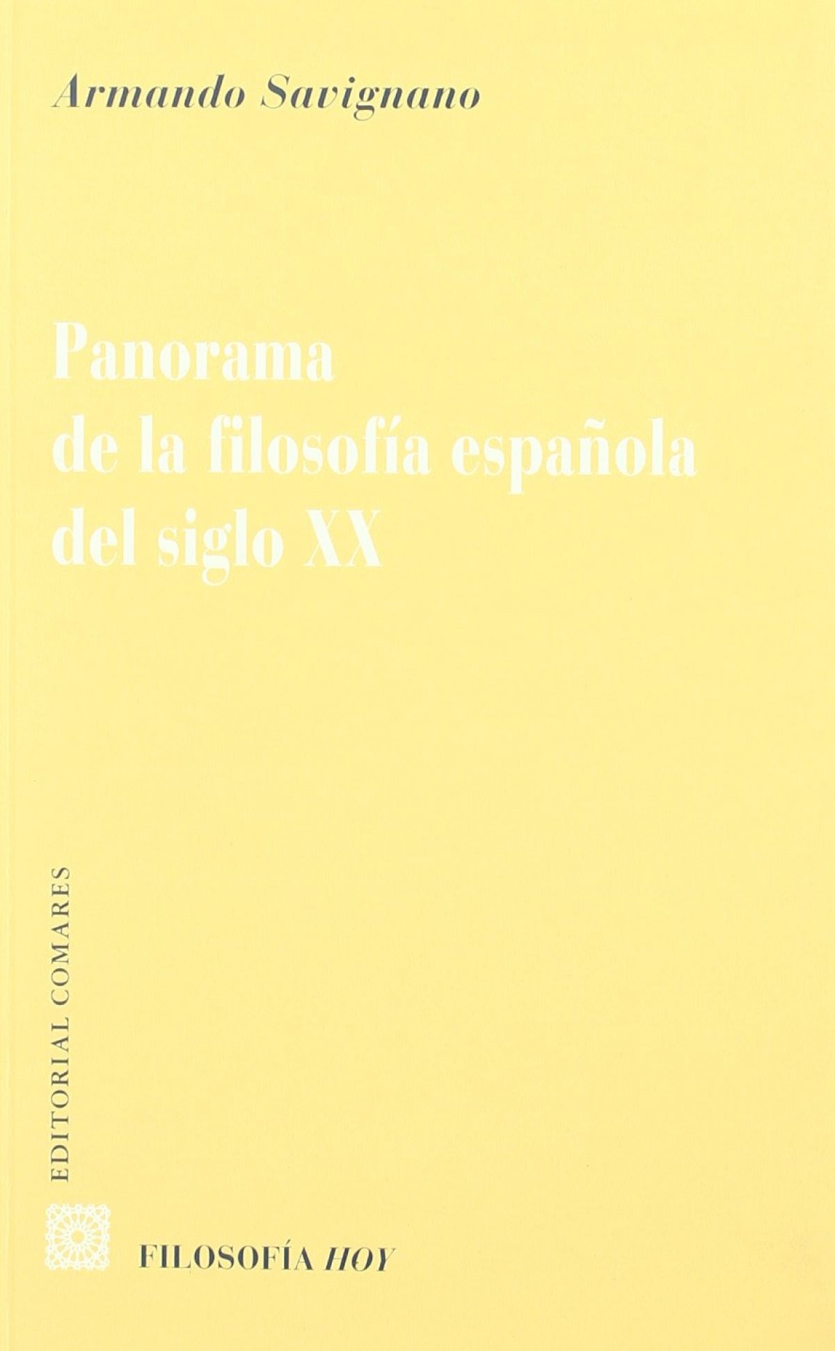  Panorama de la filosofia española del siglo xx 