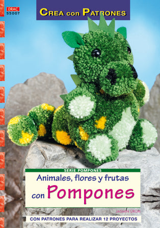  Animales, flores y frutas con pompones 