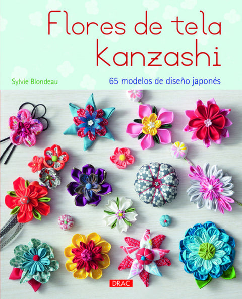  Flores de tela kanzashi 