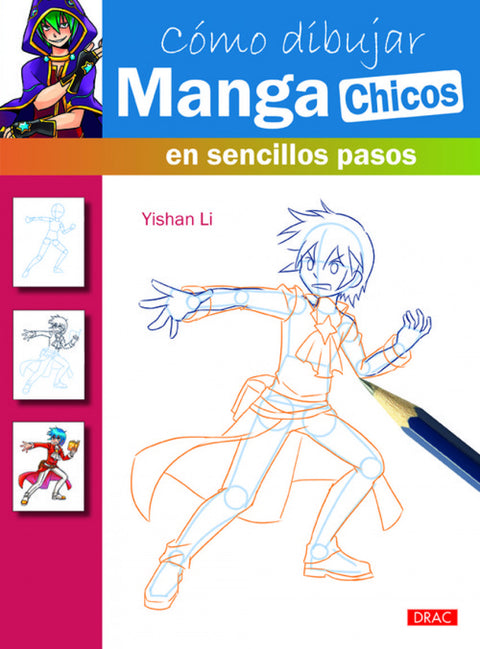  Como dibujar manga chicos en sencillos pasos 