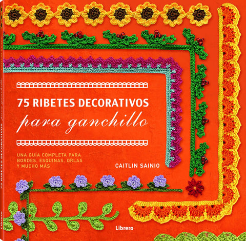  75 ribetes decorativos para ganchillo 