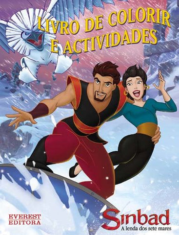  SINBAD, A LENDA DOS SETE MARES: LIVRO DE COLORIR E ACTIVIDADES 