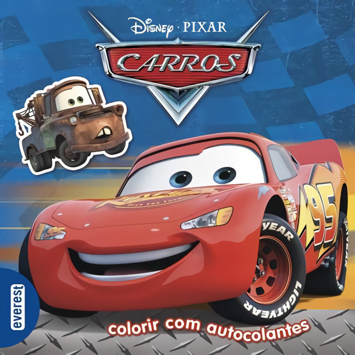  CARROS: LIVRO PARA COLORIR COM AUTOCOLANTES 