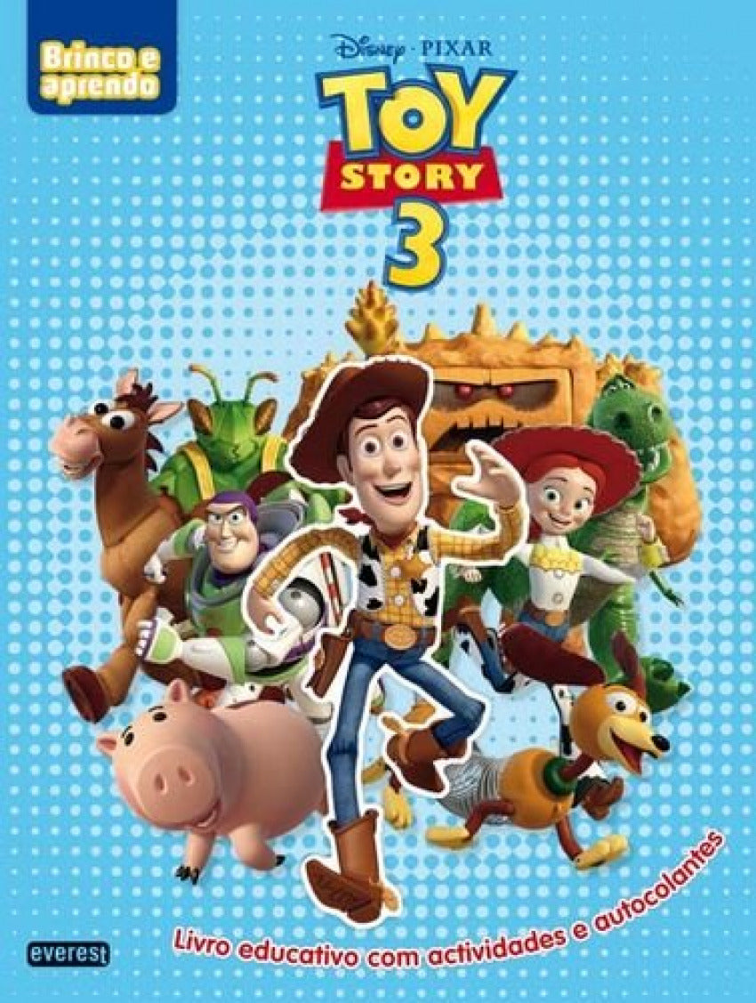  TOY STORY 3: LIVRO EDUCATIVO COM ACTIVIDADES E AUTOCOLANTES 