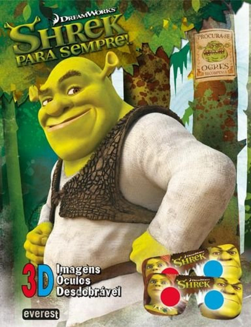  SHREK 4: PARA SEMPRE! LIVRO 3D 