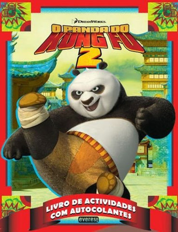  O PANDA DO KUNG FU 2: LIVRO DE ACTIVIDADES COM AUTOCOLANTES 