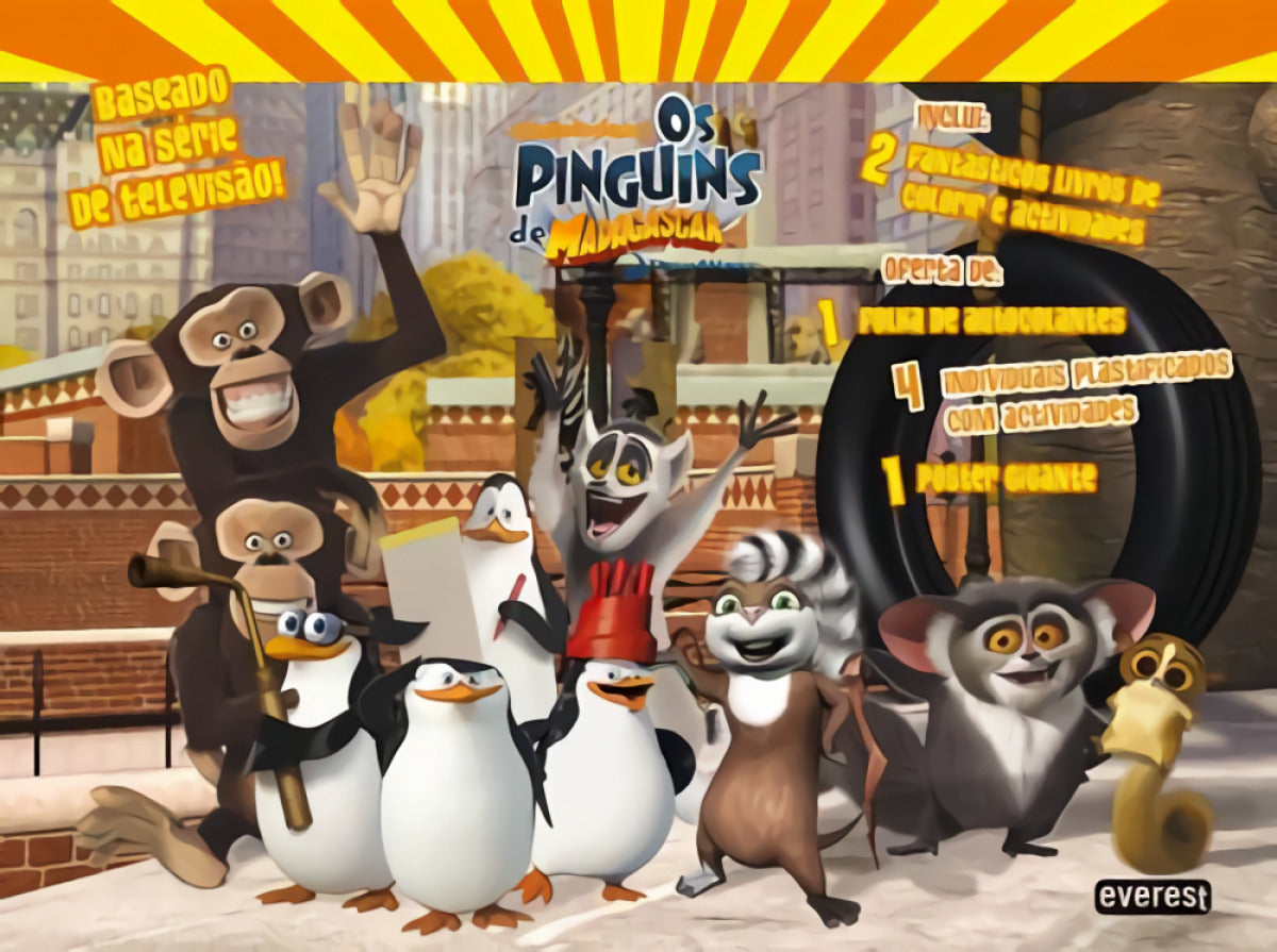  OS PINGUINS DE MADAGÁSCAR: MALA DE ACTIVIDADES 