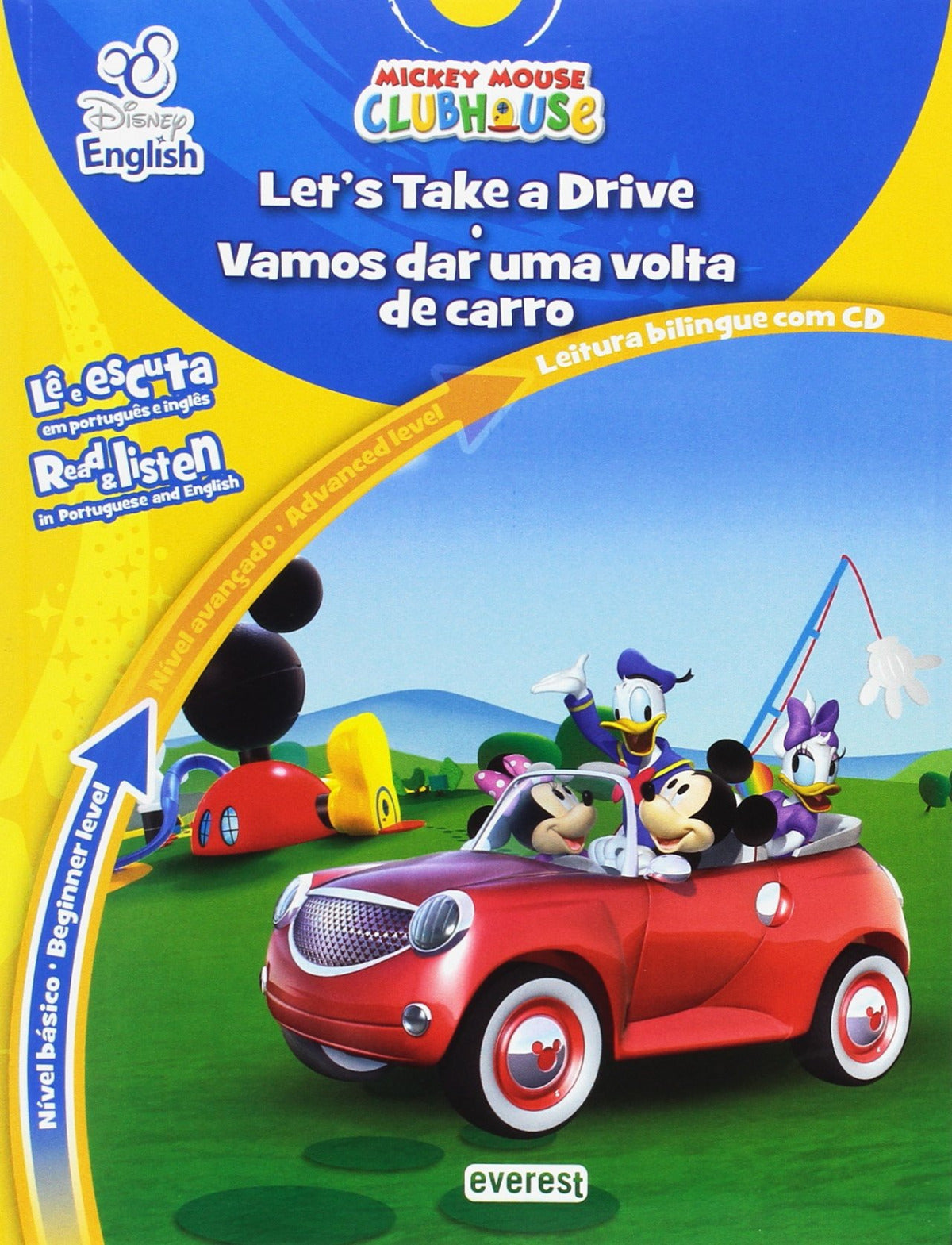  DISNEY ENGLISH: MICKEY MOUSE CLUB HOUSE: LET'S TAKE A DRIVE / VAMOS DAR UMA VOLTA DE CARRO: NÍVEL BÁ 