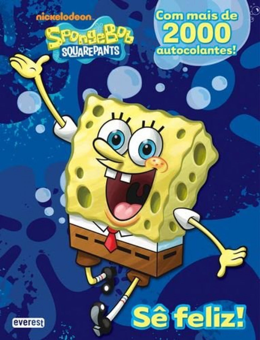  SPONGEBOB: SÊ FELIZ! COM MAIS DE 2000 AUTOCOLANTES! 