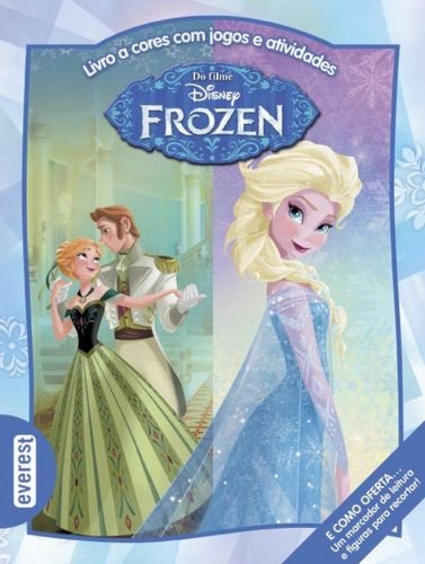  FROZEN: LIVRO A CORES COM JOGOS E ATIVIDADES 