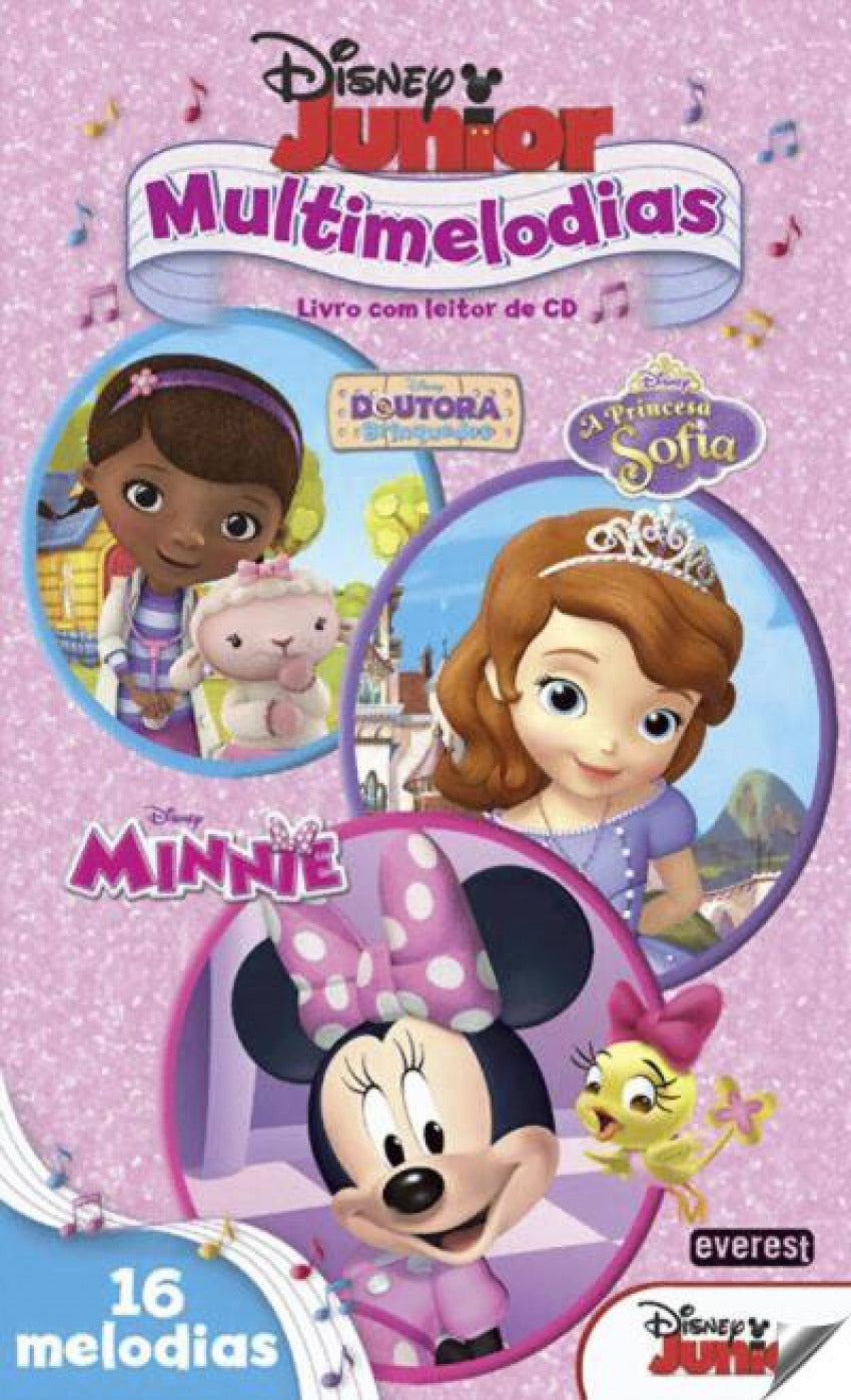  DISNEY JUNIOR MULTIMELODÍAS: LIVRO COM LEITOR DE CD 